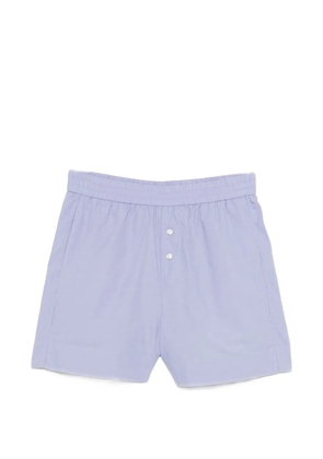 Aiayu button-detail shorts - Purple
