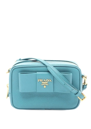 Prada Pre-Owned 2010-2026 Saffiano Fiocco Bow Camera Bag crossbody bag - Green