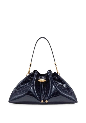 Jimmy Choo medium Cinch croc-effect shoulder bag - Blue