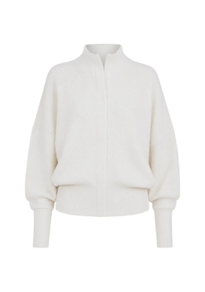 SA SU PHI batwing ribbed-knit cardigan - White
