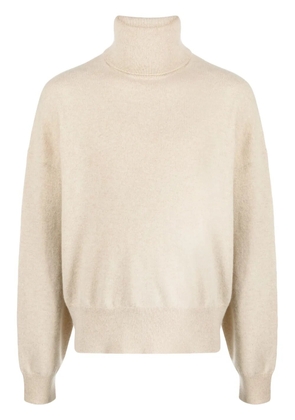 extreme cashmere n°204 Jill roll-neck jumper - Neutrals
