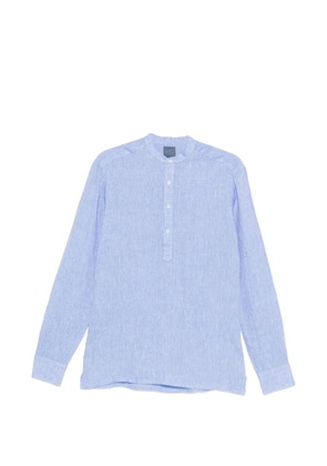 Barba crew-neck shirt - Blue