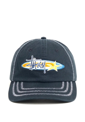 Stüssy Oval Star embroidered baseball cap - Black
