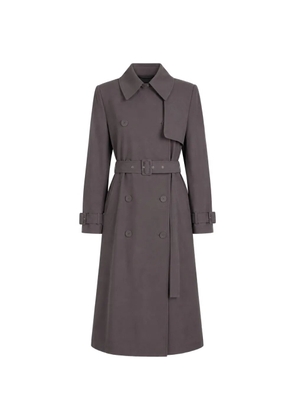 The Sei belted double-breasted trench coat - Grey