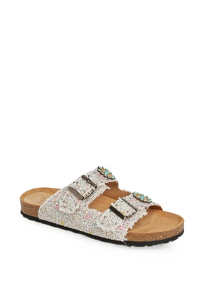Faliero Sarti buckled sandals - White