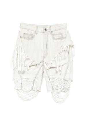 Rick Owens DRKSHDW Slivered shorts - Neutrals