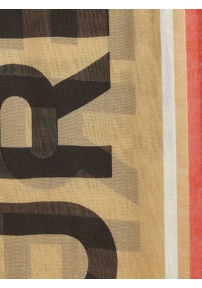 Burberry Pre-Owned B-Box logo scarf - Neutrals
