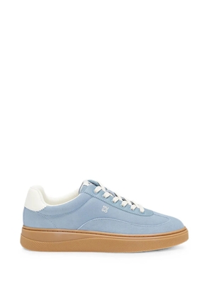 HUGO logo-print lace-up sneakers - Blue