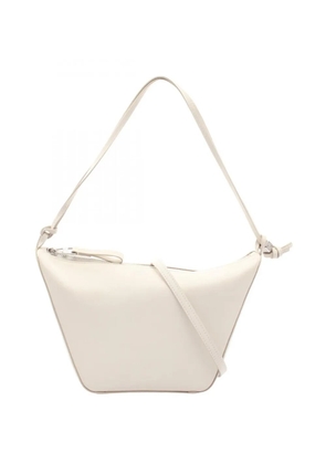 Loewe Pre-Owned 2010-2026 Mini Leather Hammock shoulder bag - White