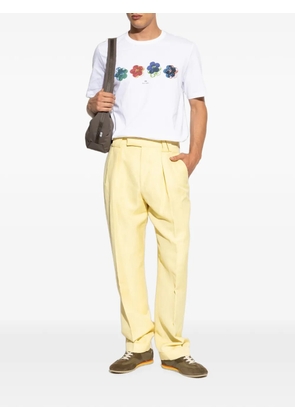 PS Paul Smith floral-motif T-shirt - White