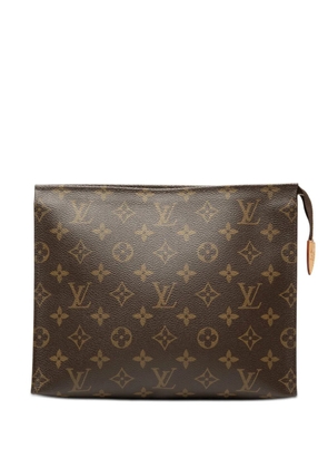 Louis Vuitton Pre-Owned 2012 Monogram Toiletry Pouch 26 clutch bag - Brown
