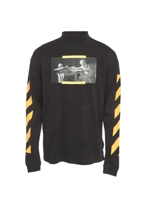 Off-White Pre-Owned Caravaggio mock-neck T-shirt - Black
