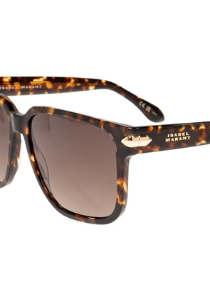 ISABEL MARANT tortoiseshell-effect square-frame sunglasses - Brown