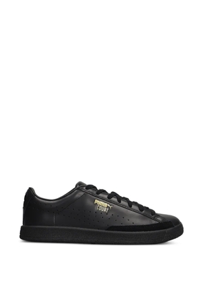 PUMA Court perforated logo-print sneakers - Black