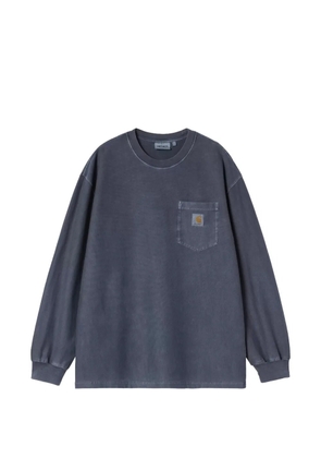 Carhartt WIP garment-dyed chest-pocket T-shirt - Blue