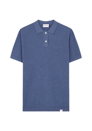 NOWADAYS ribbed-knit polo shirt - Blue