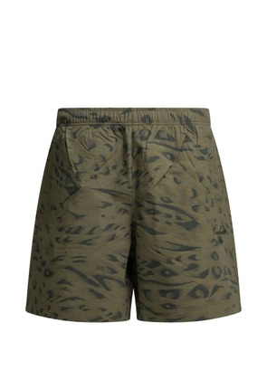 Carhartt WIP Travon leopard-print shorts - Green