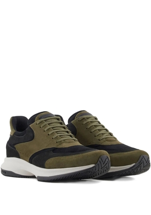 Giorgio Armani panelled sneakers - Green