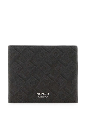 Ferragamo monogram bifold wallet - Black