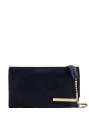 Giorgio Armani calf hair clutch bag - Blue