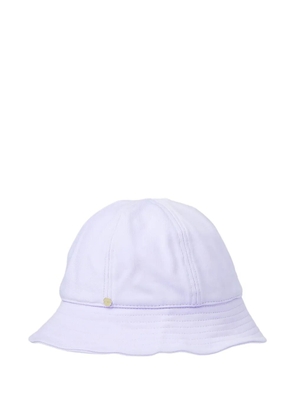 Flapper logo-plaque bucket hat - Purple
