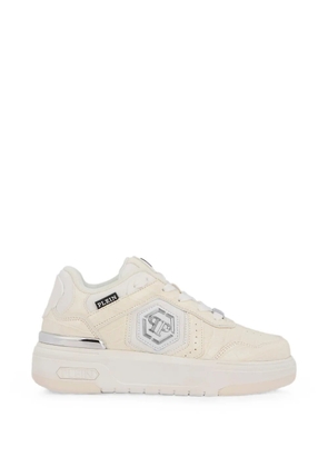 Philipp Plein SK8R crocodile-effect sneakers - Neutrals