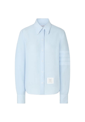 Thom Browne 4-Bar linen shirt - Blue