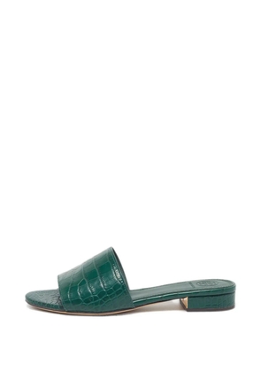 Tory Burch Martine croc-embossed sandals - Green
