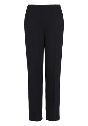 Giorgio Armani straight-leg wool trousers - Black