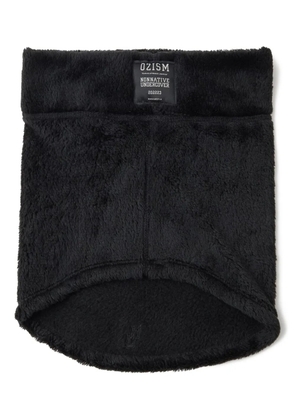 Undercover logo-patch scarf - Black