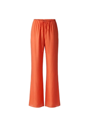 Toccin Nela drawstring flared trousers - Orange