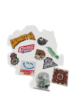 Carhartt WIP logo-print stickers (pack of ten) - White