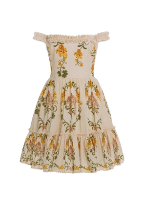 Agua By Agua Bendita Boreal Cordillera mini dress - Neutrals
