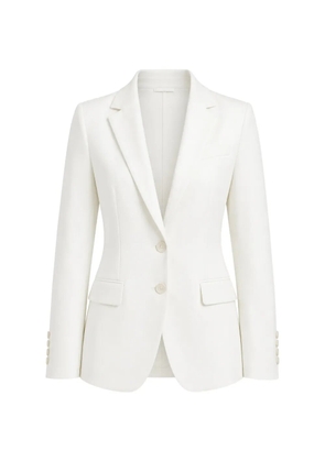 Eleventy single-breasted notched-lapel blazer - White
