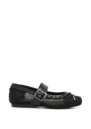 Cult stud-embellishment ballet flats - Black