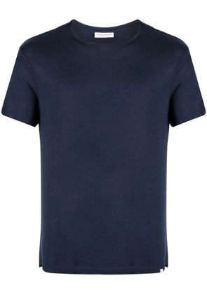 Orlebar Brown short-sleeve cashmere T-shirt - Blue