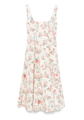 Agua By Agua Bendita Pistilo Mosqueta midi dress - Neutrals