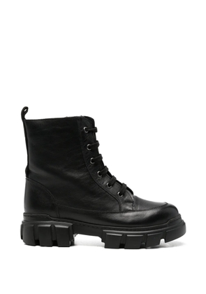 SERGIO MORETTI FIRENZE lace-up round-toe boots - Black