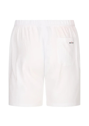 Kiton elasticated-waistband pajama shorts - White