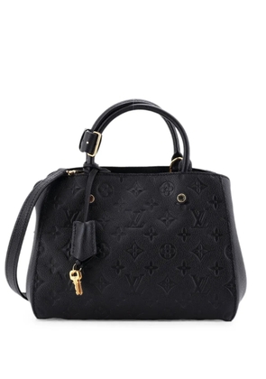 Louis Vuitton Pre-Owned Montaigne Handbag Monogram Empreinte Leather BB satchel - Black