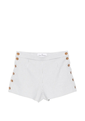 Vivienne Westwood Elle stripe-print shorts - Grey