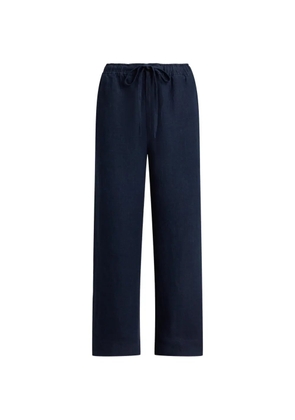 Polo Ralph Lauren drawstring linen trousers - Blue