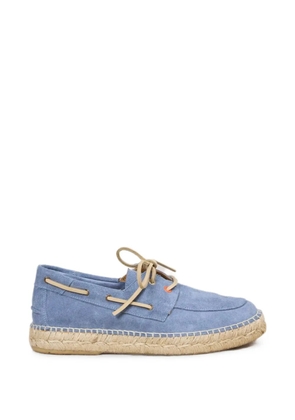 ABARCA contrast-stitching boat shoes - Blue