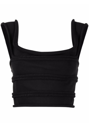 Alexander Wang Cincher cropped tank top - Black