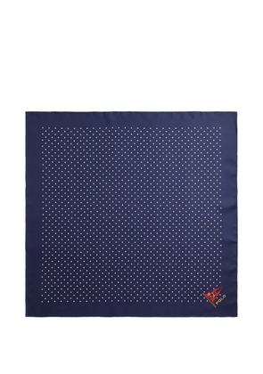 Polo Ralph Lauren nautical polka-dot silk scarf - Blue