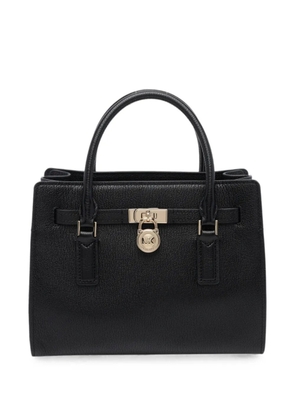 Michael Michael Kors Hamilton leather satchel bag - Black