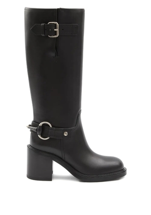Gucci 70mm leather boots - Black