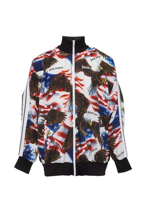 Palm Angels American-Eagle-print track jacket - White