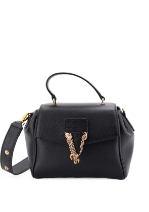 Versace Pre-Owned Virtus Top Handle Bag Leather Small shoulder bag - Black