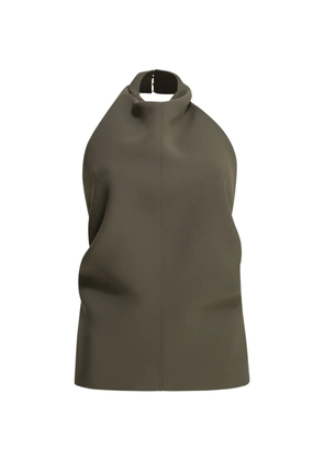 KHAITE Rone halterneck top - Brown